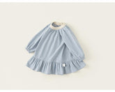 فستان خريفي مستورد منقوش